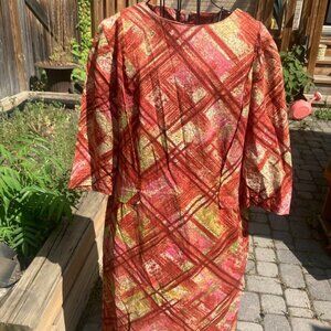 Vintage Plus Sized Fall Dress RESERVED